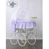 Vintage babykurv  Hvid Lilla Christine