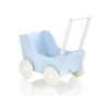 Vogn til babydukke  Hvid Blå