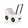 Vogn til babydukke  Hvid Sort