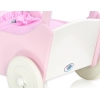 Vogn til babydukke  Lyserød Hvid Pink