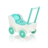 Vogn til babydukke  Mint Hvid