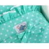 Vogn til babydukke  Mint Hvid