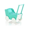 Vogn til babydukke  Mint Hvid
