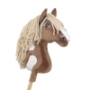 Kæphest brun hvid beige Manke Amerikansk Mustang