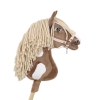 Kæphest brun hvid beige Manke Amerikansk Mustang