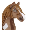 Kæphest brun hvid pinto Amerikansk Mustang