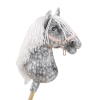 Kæphest Dapple Grey med Hvid Manke