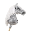 Kæphest Dapple Grey med Hvid Manke