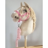 Træktov til kæphest lavet af snor Lyserød Pink