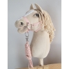 Træktov til kæphest lavet af snor Powderpink