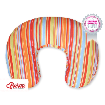 Ammepude til baby - Hanging Hearts  Orange Striber
