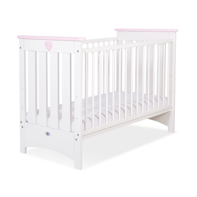 Baby tremmeseng 120x60 Lorenzo III  Lyserød Hvid Pink