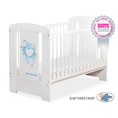 Baby tremmeseng 120x60cm Chic  Hvid