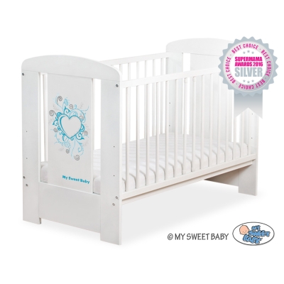 Baby tremmeseng 120x60cm Chic  Hvid