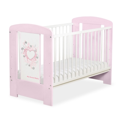 Baby tremmeseng 120x60cm Chic  Lyserød Pink
