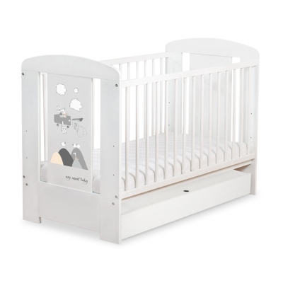 Baby tremmeseng med Skuffe 120x60cm Happy   STANDARD