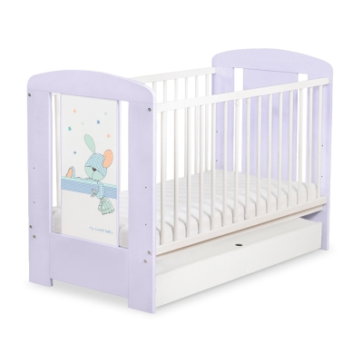 Baby tremmeseng med Skuffe 120x60cm Happy   STANDARD