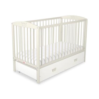 Baby tremmeseng med Skuffe 120x60cm Little Prince/Princess  MAXI