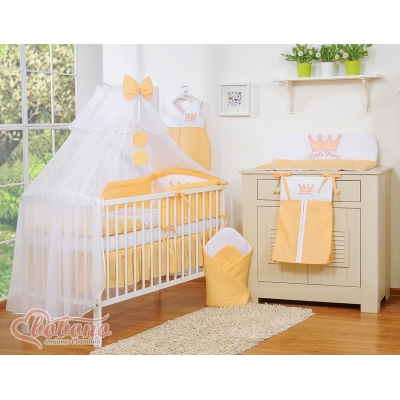 Baby tremmeseng myggenet lavet af tyl - Little Prince/Princess  Sifonki Fersken