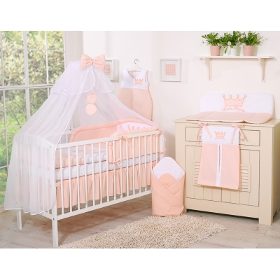Baby tremmeseng myggenet lavet af tyl - Little Prince/Princess  Sifonki Pulverrosa