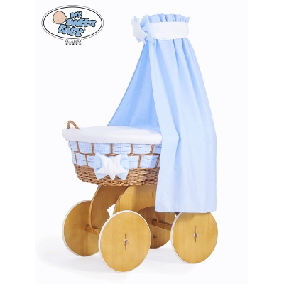 Babykurv med sengehimmel  Isabella