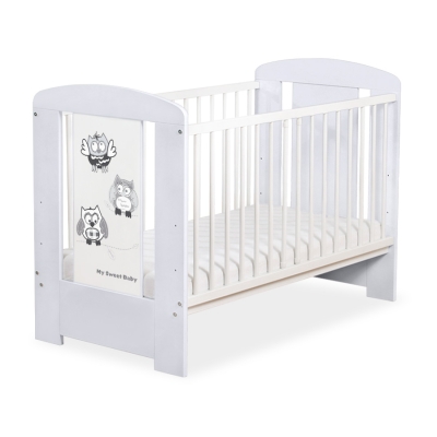 Babyseng 120x60cm  Munter Ugler  Grå