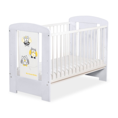Babyseng 120x60cm  Munter Ugler  Grå