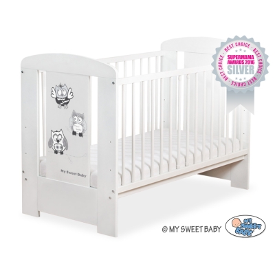 Babyseng 120x60cm  Munter Ugler  Hvid