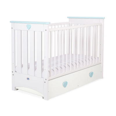 Babyseng LORENZO med Sfuffe  MAXI Mint Hvid