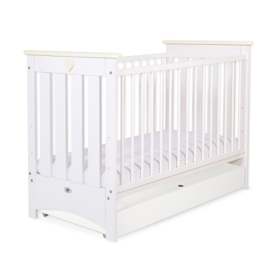 Babyseng LORENZO med Sfuffe  STANDARD Enfelben Hvid