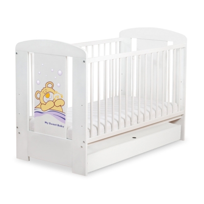 Babyseng med Skuffe Bamse Barnaba  STANDARD