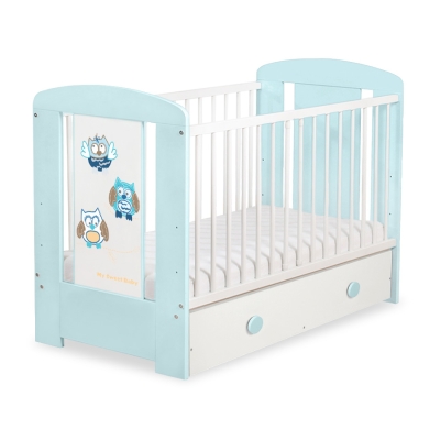 Babyseng med Skuffe Munter Ugler  MAXI
