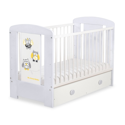 Babyseng med Skuffe Munter Ugler  MAXI