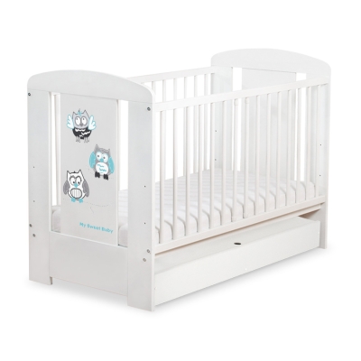 Babyseng med Skuffe Munter Ugler  STANDARD