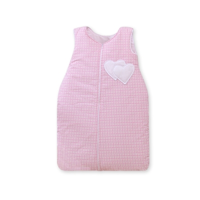 Babysovepose  Lyserød Pink Ternet