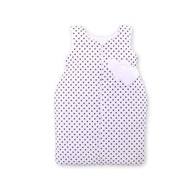 Babysovepose  Mint Sort Polkaprikker