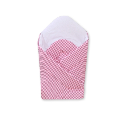 Babysvøb med afstivere - Hanging Hearts  Lyserød Pink Ternet