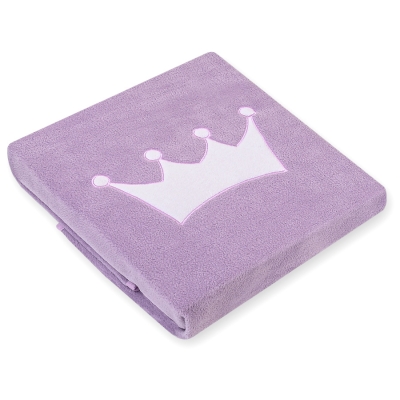 Babytæppe af fleece  Lilla
