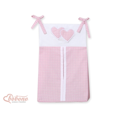 Blepose - Hanging Hearts  Lyserød Pink Ternet