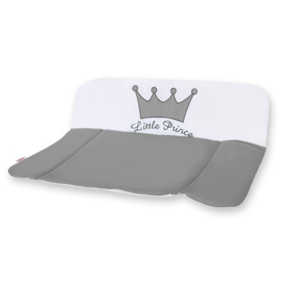Blød baby skiftemåtte - Little Prince/Princess  Antracit