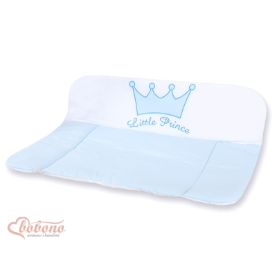 Blød baby skiftemåtte - Little Prince/Princess  Blå