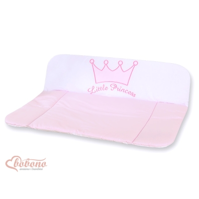 Blød baby skiftemåtte - Little Prince/Princess  Lyserød Pink
