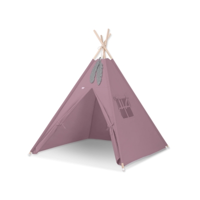 Børne tipi telt dekorative fjer GRATIS!  Pastel Violet