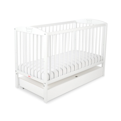 Børneseng med Skuffe med tremmer Little Prince/Princess  STANDARD