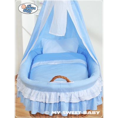 Bomuldssæt for babykurv