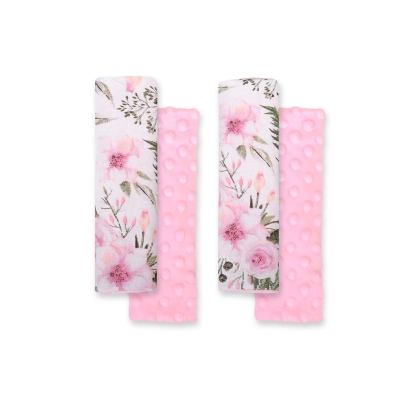 Dobbeltsidede puder til sikkerhedsseler Baby Shoulders  Lyserød Pink