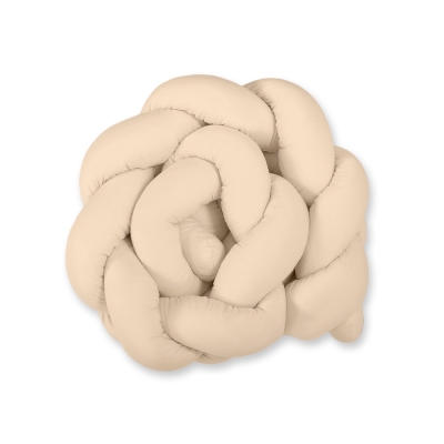 Flettet sengerand til tremmeseng 1.8m  Beige