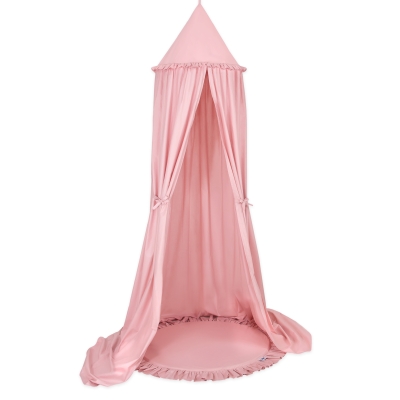 Hængende sengehimmel med legemåtte  Lyserød Pink