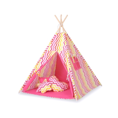Indianer Tipi Telt til Børn   Gul Siksak