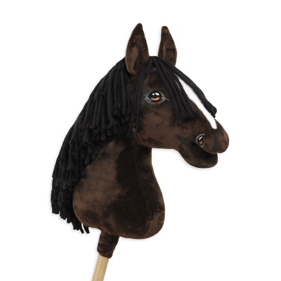 Kæphest Dark Bay Hobby Horse A3